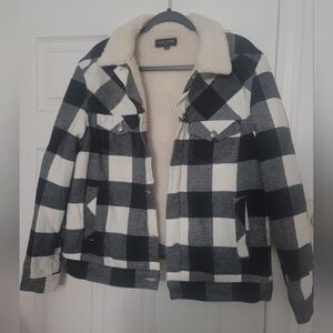 Black And White Coat For Sale